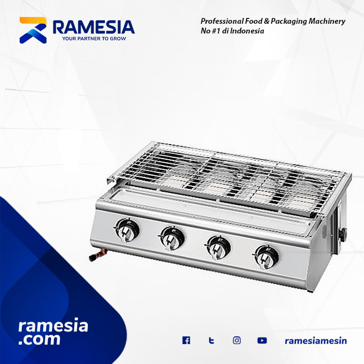Gas Roaster Panggangan BS-214 Stainless