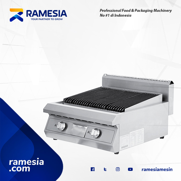 Gass Char Rock Grill ET-GCB60