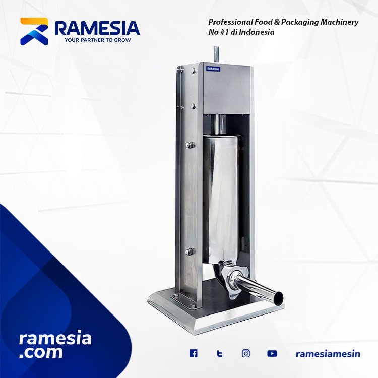 Mesin Cetak Sosis Manual Vertikal 7 Liter