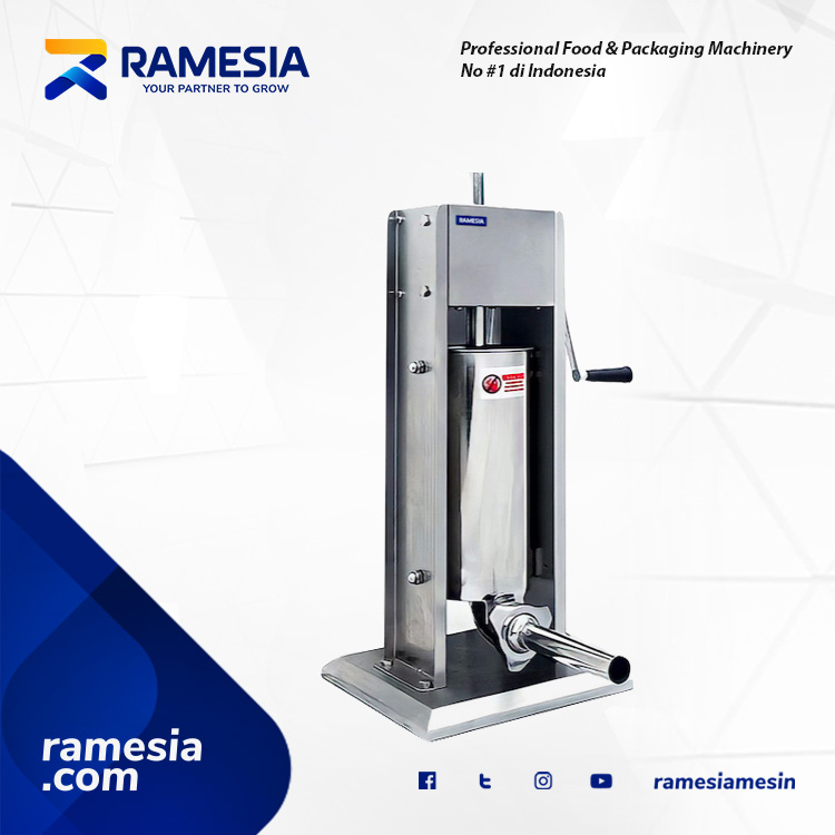 Mesin Cetak Sosis Manual Vertikal 5 Liter